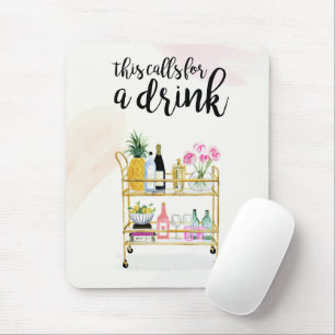 Happy Hour auf Zuhause II Mousepad