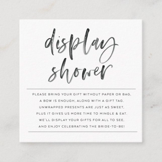 HAPPY HOUR DISPLAY SHOWER INSERT (Vorderseite)