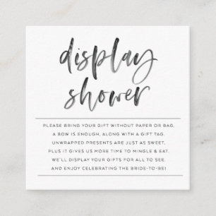 HAPPY HOUR DISPLAY SHOWER INSERT