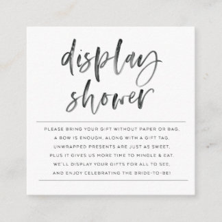 HAPPY HOUR DISPLAY SHOWER INSERT