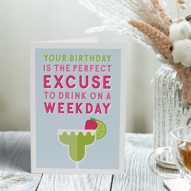 Happy Hour | Funny Birthday Card (Von Creator hochgeladen)