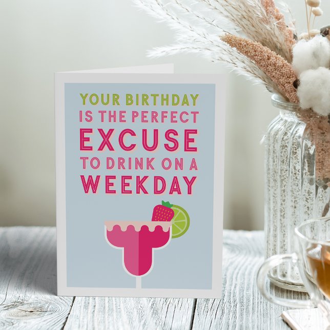 Happy Hour | Funny Birthday Card Karte (Von Creator hochgeladen)