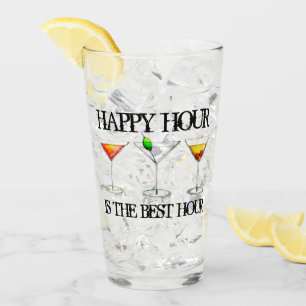 Happy Hour ist der beste Stunden-Drink-Cocktail Glas