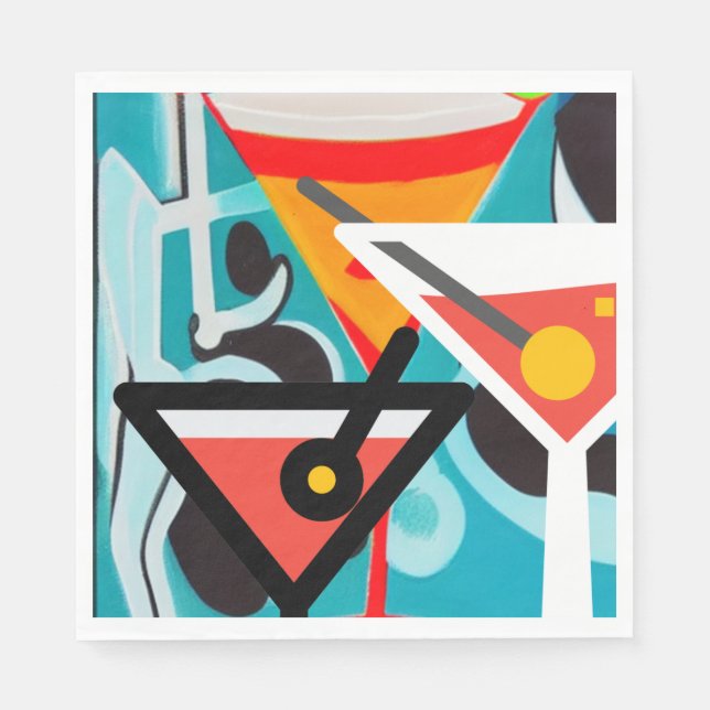 Happy Hour Serviette (Vorderseite)