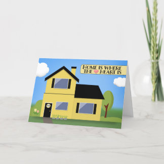 Happy House Jubiläum aus echtem Anwesen Agent Feiertagskarte