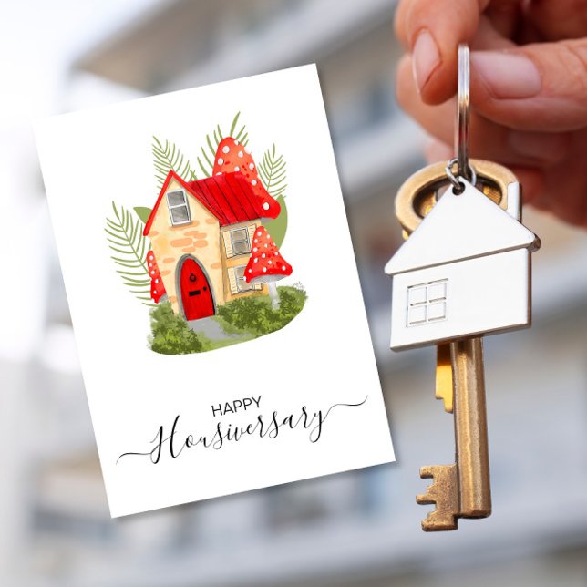 Happy House Jubiläum Geburtshaus Märchen Karte (Von Creator hochgeladen)