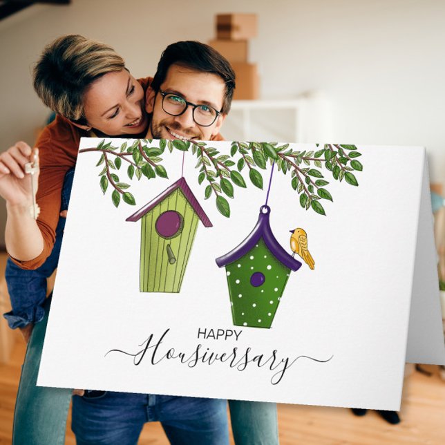 Happy House Jubiläumsreferenz Karte (Von Creator hochgeladen)