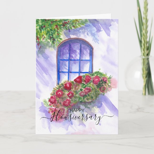 Happy House Jubiläumsreferenz Karte (Vorderseite)