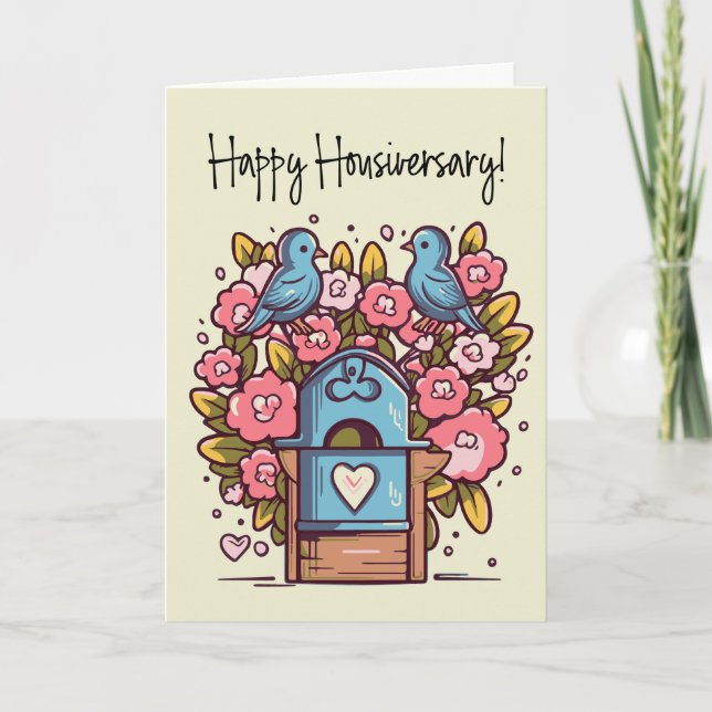 Happy Housiversary Mailbox Zuhause Jubiläum Karte (Vorderseite)