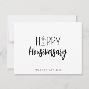Happy Housiversary Real Anwesen Karte