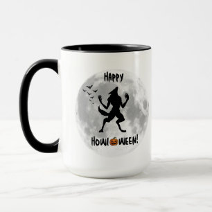 Happy Howl-o-ween Funny Werewolf Tasse