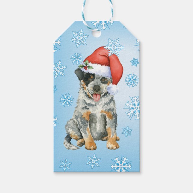 Happy Howliday ACD Geschenkanhänger (Vorderseite)