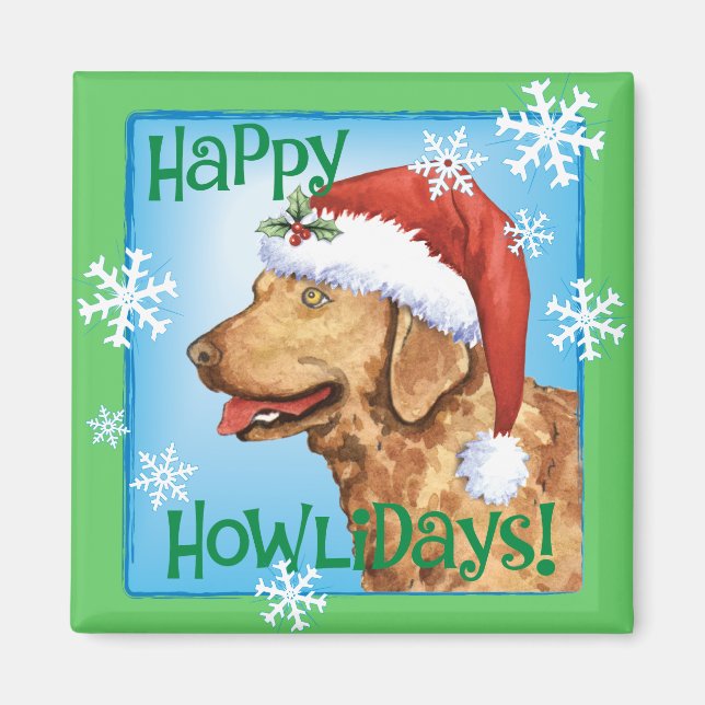 Happy Howliday Chessie Magnet (Vorne)