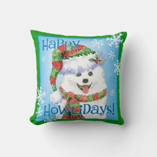 Happy Howliday Eskimo Dog Kissen