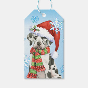 Happy Howliday Great Dane Geschenkanhänger