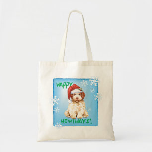 Happy Howliday Lagotto Romagnolo Tote Bag Tragetasche
