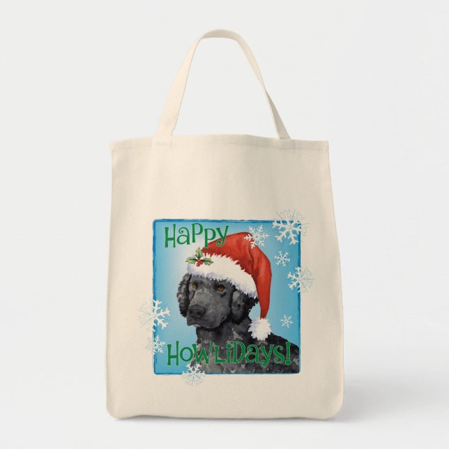 Happy Howliday, locker überzogen Tragetasche (Vorne)