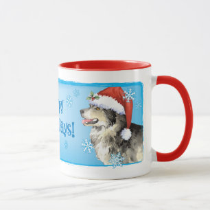 Happy Howliday Malemute Tasse