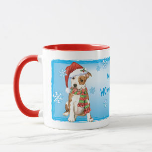 Happy Howlidays Am Staff Tasse