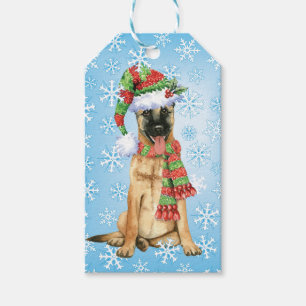 Happy Howlidays Belgium Malinois Geschenkanhänger