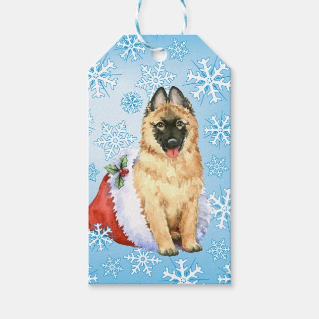 Happy Howlidays Belgium Tervuren Geschenkanhänger (Vorderseite)