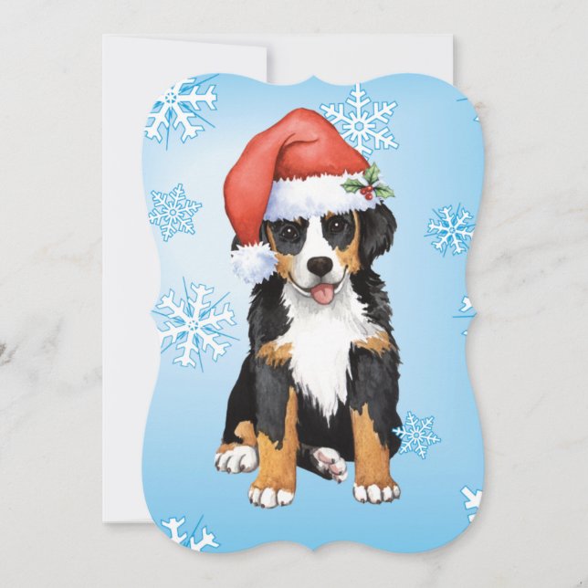 Happy Howlidays Berner Feiertagskarte (Vorderseite)