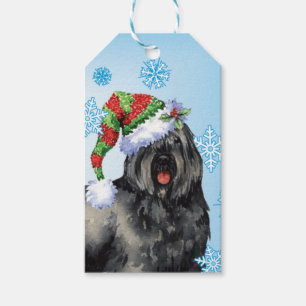 Happy Howlidays Bouvier des Flandres Geschenkanhänger