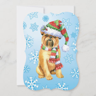Happy Howlidays Brussels Griffon Holiday Card Feiertagskarte