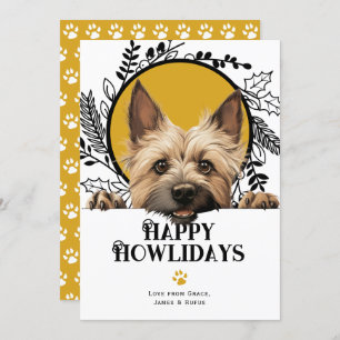 Happy Howlidays Cairn Terrier Dog Weihnachten