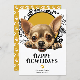 Happy Howlidays Chihuahua Dog Weihnachten