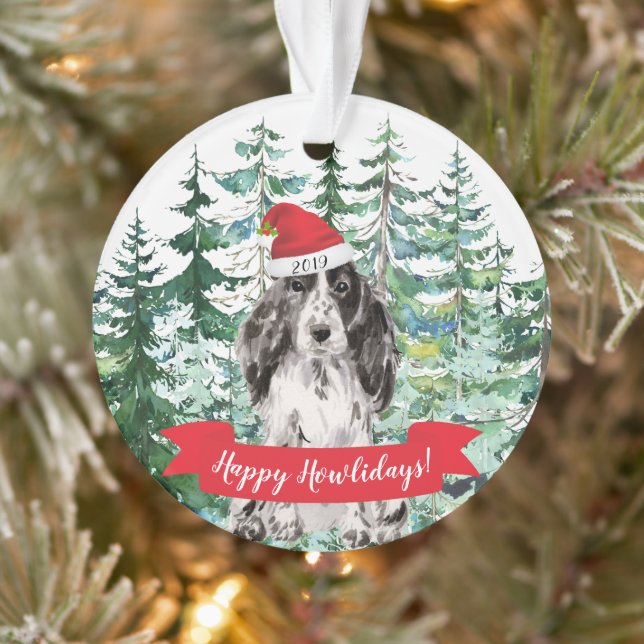 Happy Howlidays Cocker Spaniel Weihnachten Ornament (Baum)