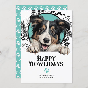 Happy Howlidays Collie Dog Weihnachten