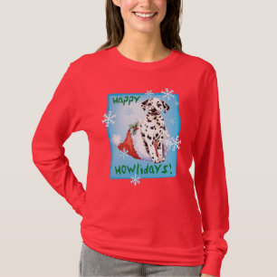 Happy Howlidays Dalmatiner T-Shirt