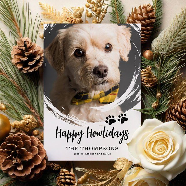 Happy Howlidays Dog Foto Weihnachten (Von Creator hochgeladen)