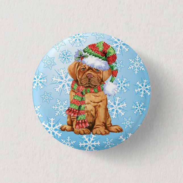 Happy Howlidays Dogue Button (Vorderseite)