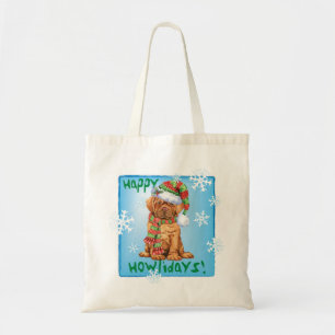 Happy Howlidays Dogue Tragetasche
