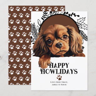 Happy Howlidays English Toy Spaniel Weihnachten