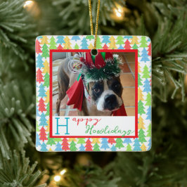 Happy Howlidays Foto Ornament