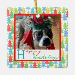 Happy Howlidays Foto Ornament