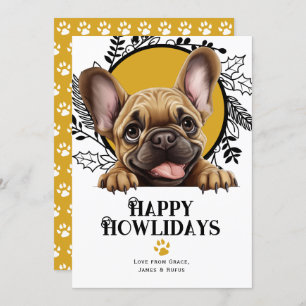 Happy Howlidays French Bulldog Dog Weihnachten