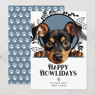 Happy Howlidays German Pinscher Dog Weihnachten