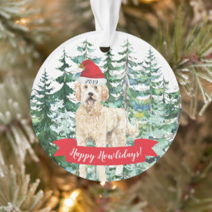Happy Howlidays Golden Doodle Doodle Weihnachten Ornament