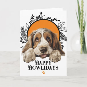 Happy Howlidays Grand Basset Griffon Vendeen Feiertagskarte