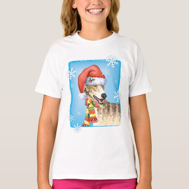 Happy Howlidays Greyhound T - Shirt (Vorderseite)