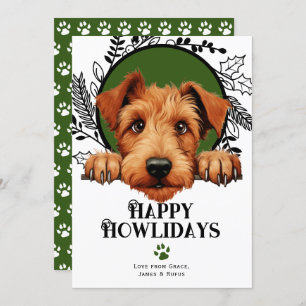 Happy Howlidays Irish Terrier Dog Weihnachten