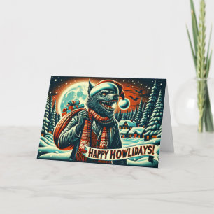 Happy Howlidays Karte