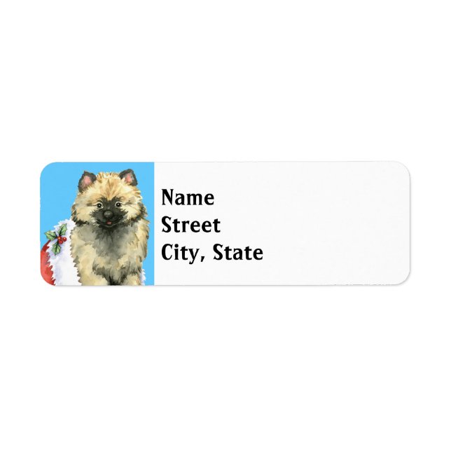 Happy Howlidays Keeshond (Vorne)