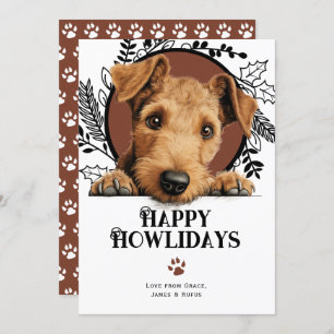 Happy Howlidays Lakeland Terrier Dog Weihnachten
