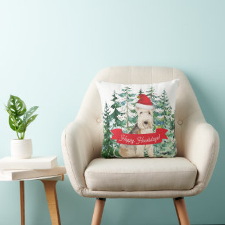 Happy Howlidays Lakeland Terrier Weihnachten Kissen