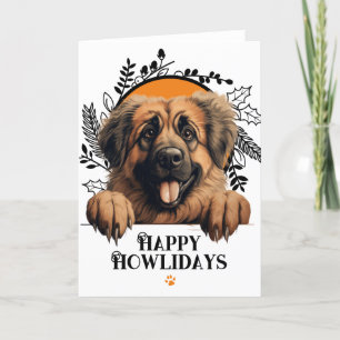 Happy Howlidays Leonberger Dog Weihnachten
